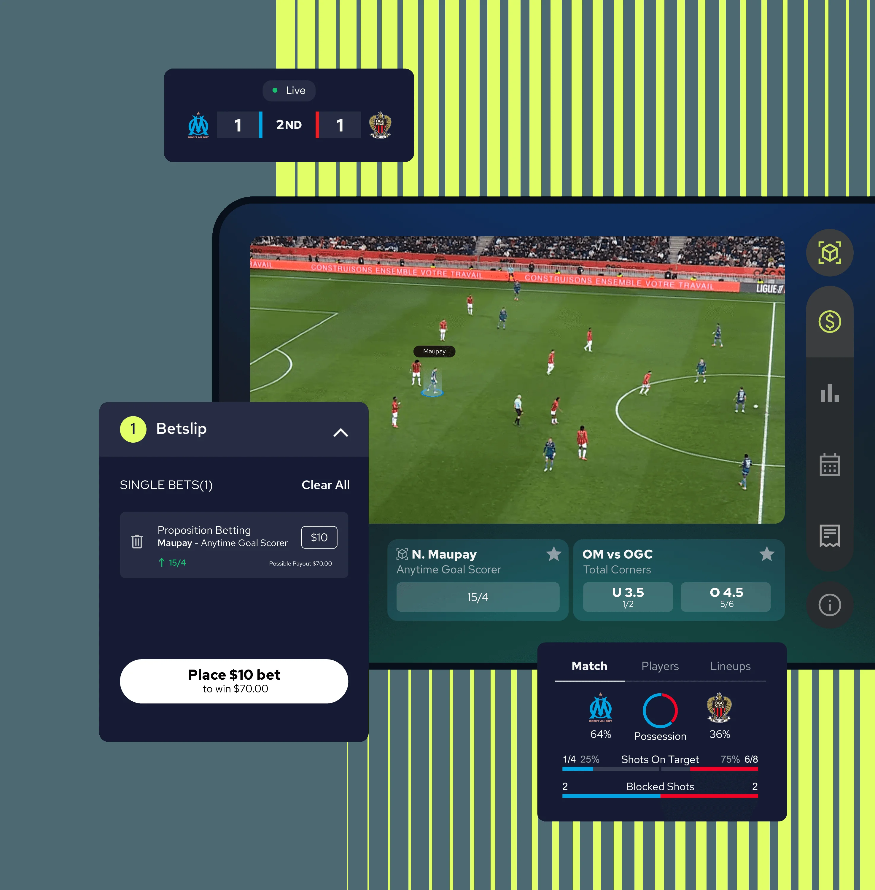 壹号娱乐体育投注足球赛事界面